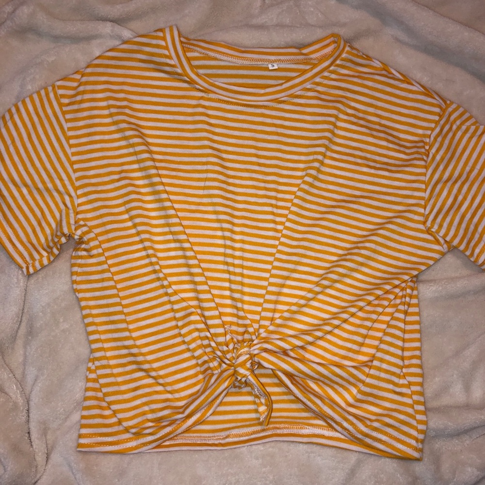 Striped crop top